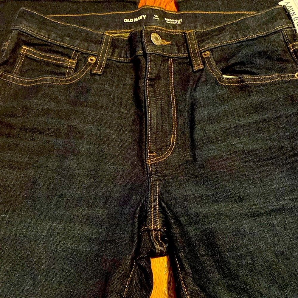 NWT Old Navy Dark Denim Bootcut Jean 12 Plus
